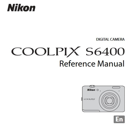Nikon Coolpix S6400 Manual