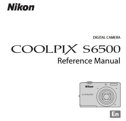 Nikon Coolpix S6500 Manual