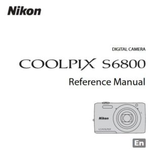 Nikon Coolpix S6800 Manual, Camera Owner User Guide and Instructions