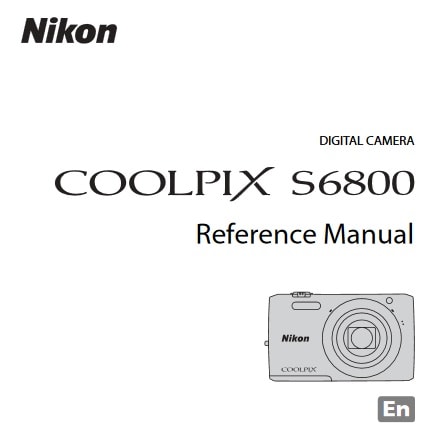 Nikon Coolpix S6800 Manual