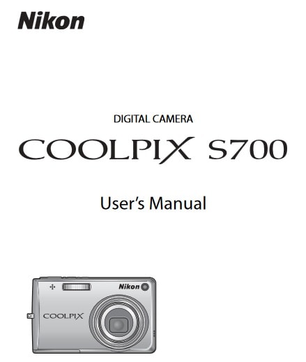 Nikon Coolpix S700 Manual