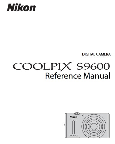 Nikon Coolpix S9600 Manual
