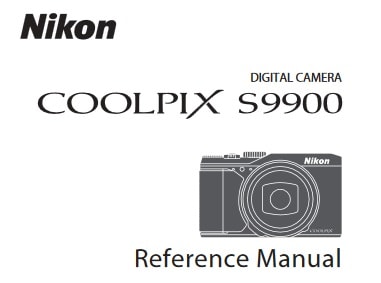 Nikon Coolpix S9900 Manual, Camera Owner User Guide and Instructions