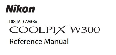 Nikon Coolpix W300 Manual