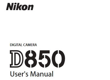 Nikon D850 Manual