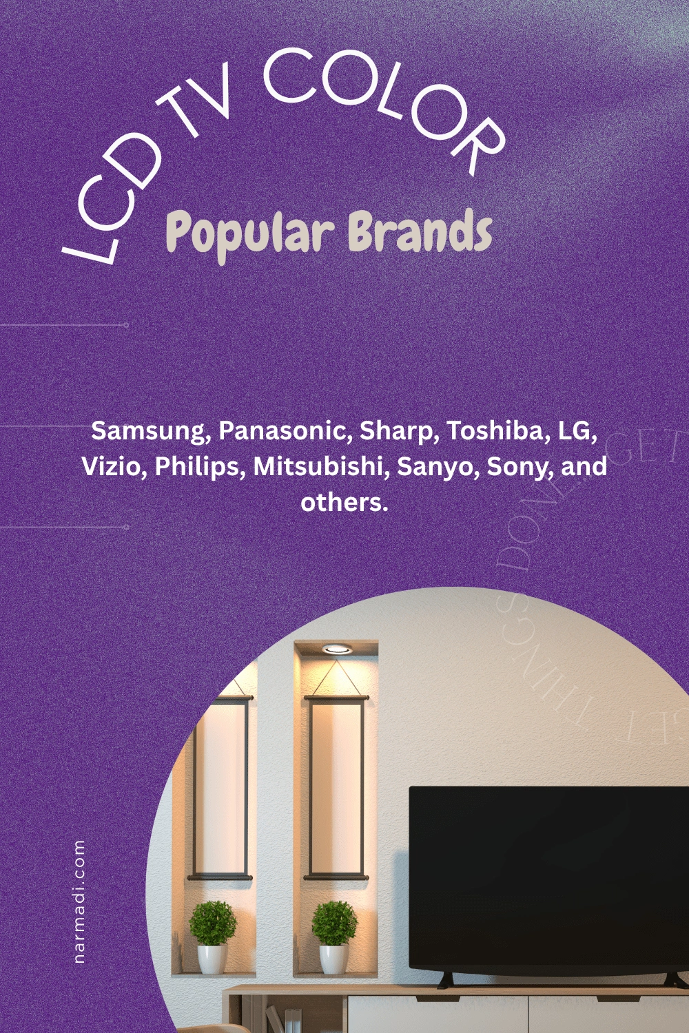 Most Popular LCD Color TV Brands in the World