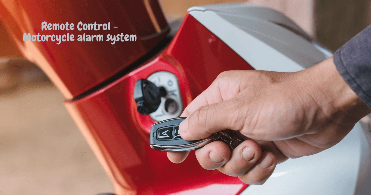 Remote Control Motorcycle alarm system