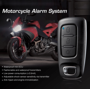 Remote Control of Alarm and Lamps for Motorcycle.(1)
