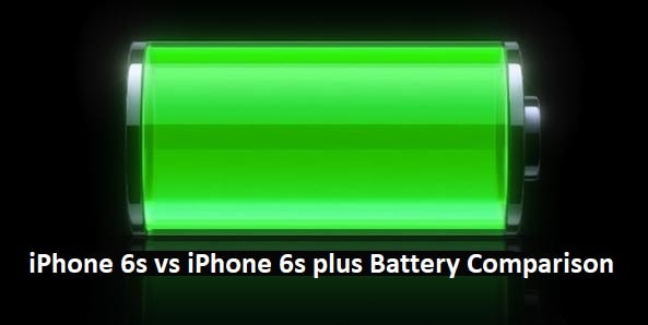Iphone 6s vs Iphone 6s plus Battery Comparison
