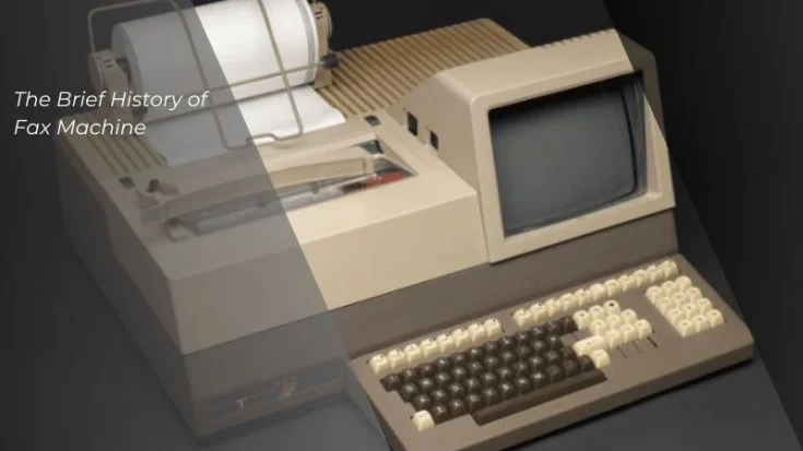 history of fax machine
