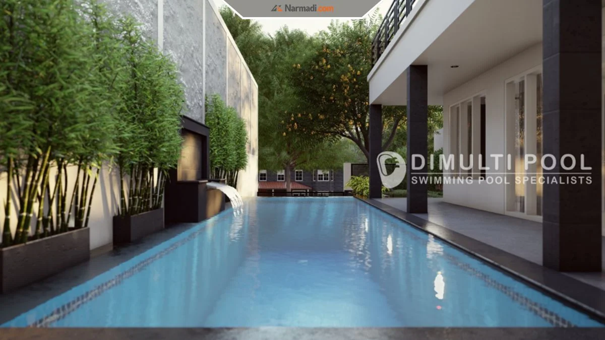 Infinity Swimming Pool Design by Dimulti Pool