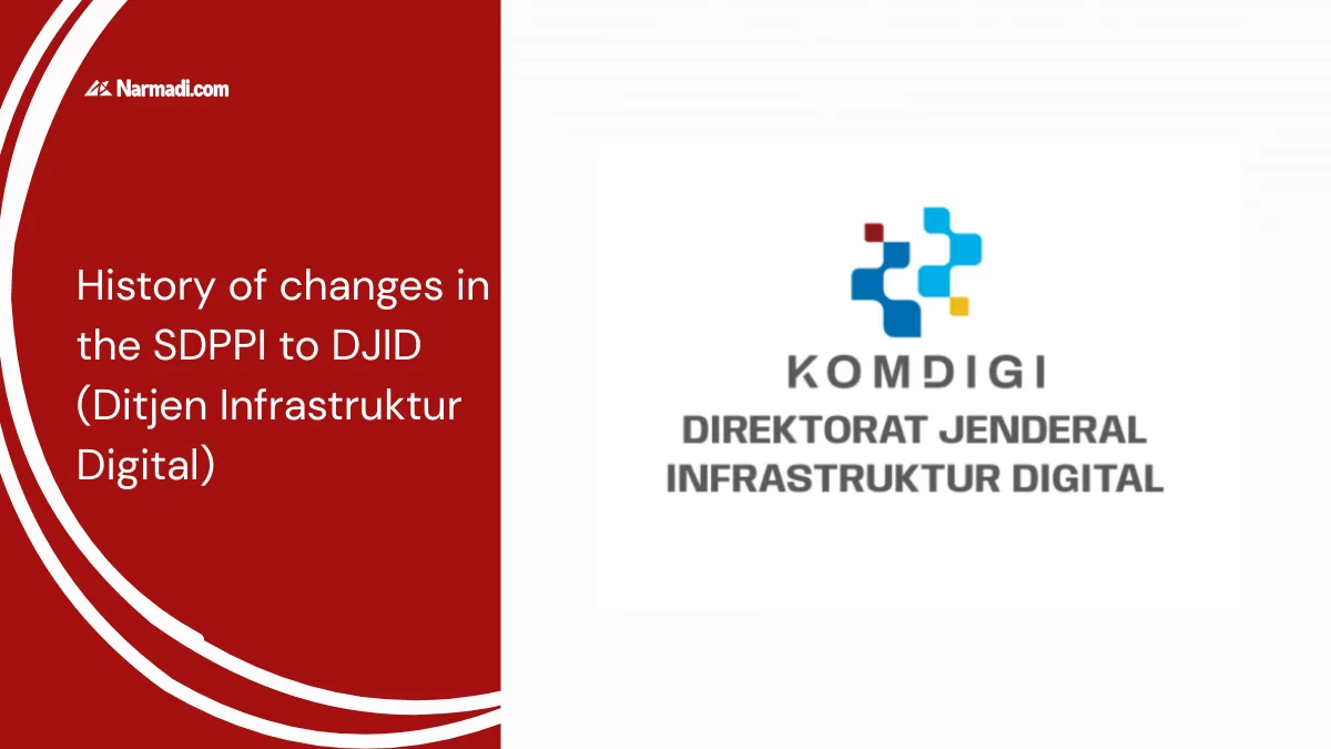 History of changes in the SDPPI to DJID (Ditjen Infrastruktur Digital)
