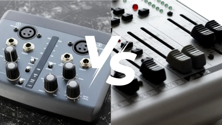 Audio Interface vs Mixer Selecting the Essential Difference