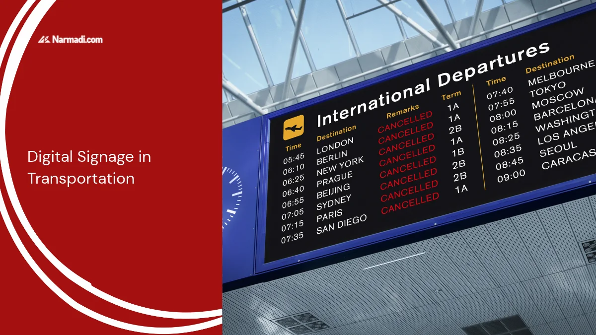 Digital Signage in Transportation