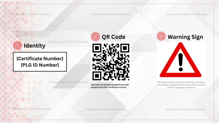 What are the Label Requirements for Indonesia DJID Certification 3