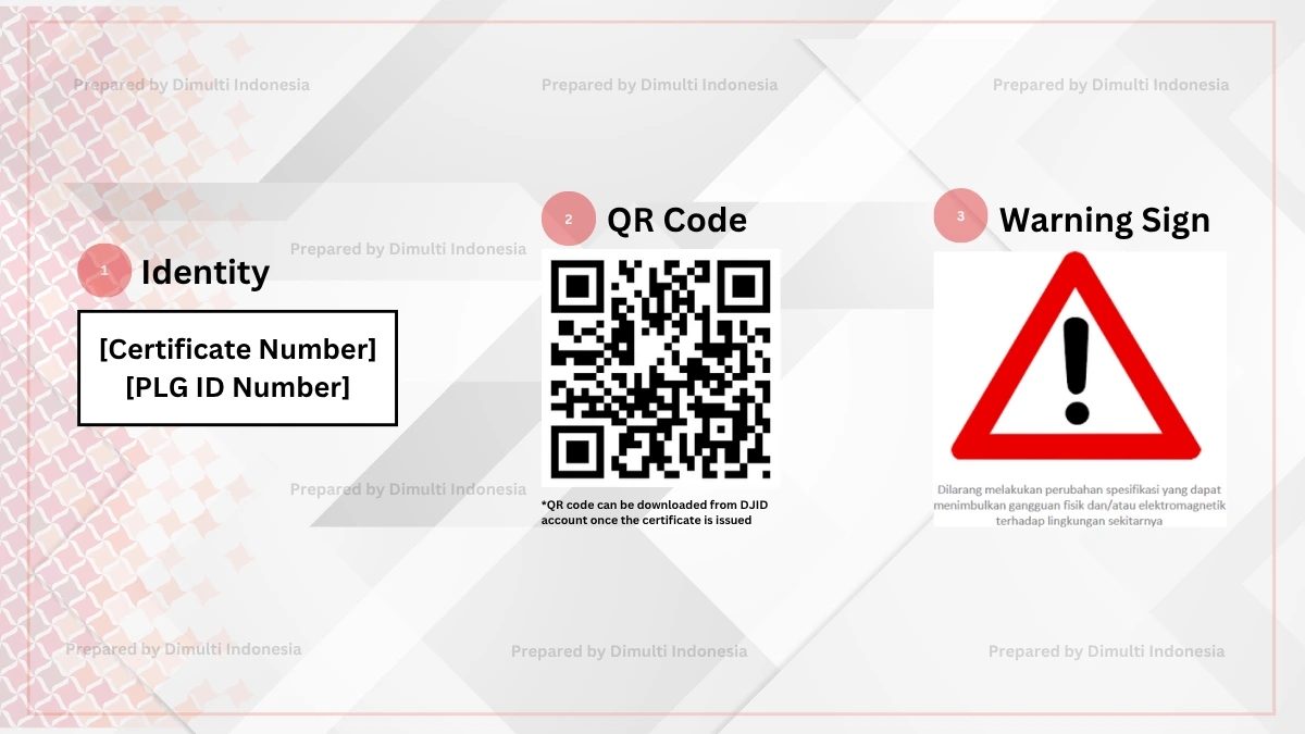 What are the Label Requirements for Indonesia DJID Certification 3