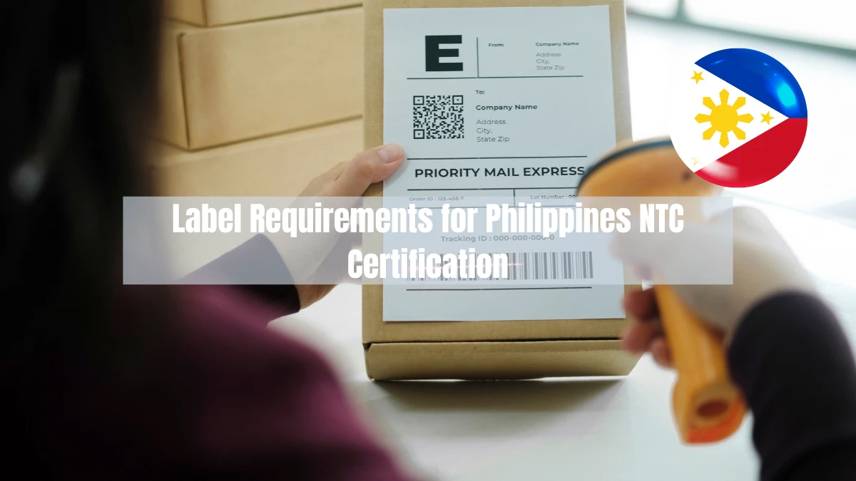 What are the Label Requirements for Philippines NTC Certification