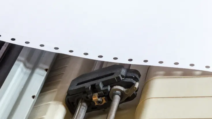 Dot Matrix Printer High Durability Printer with Specific Abilities to Print Carbon Copies 2