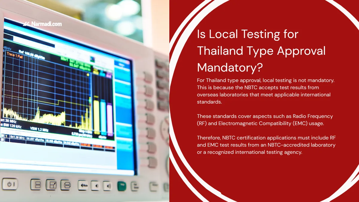 Update - Sample Requirements for Thailand NBTC Certification 2