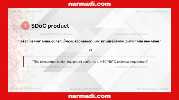 What are the Label Requirements for Thailand NBTC Certification 5