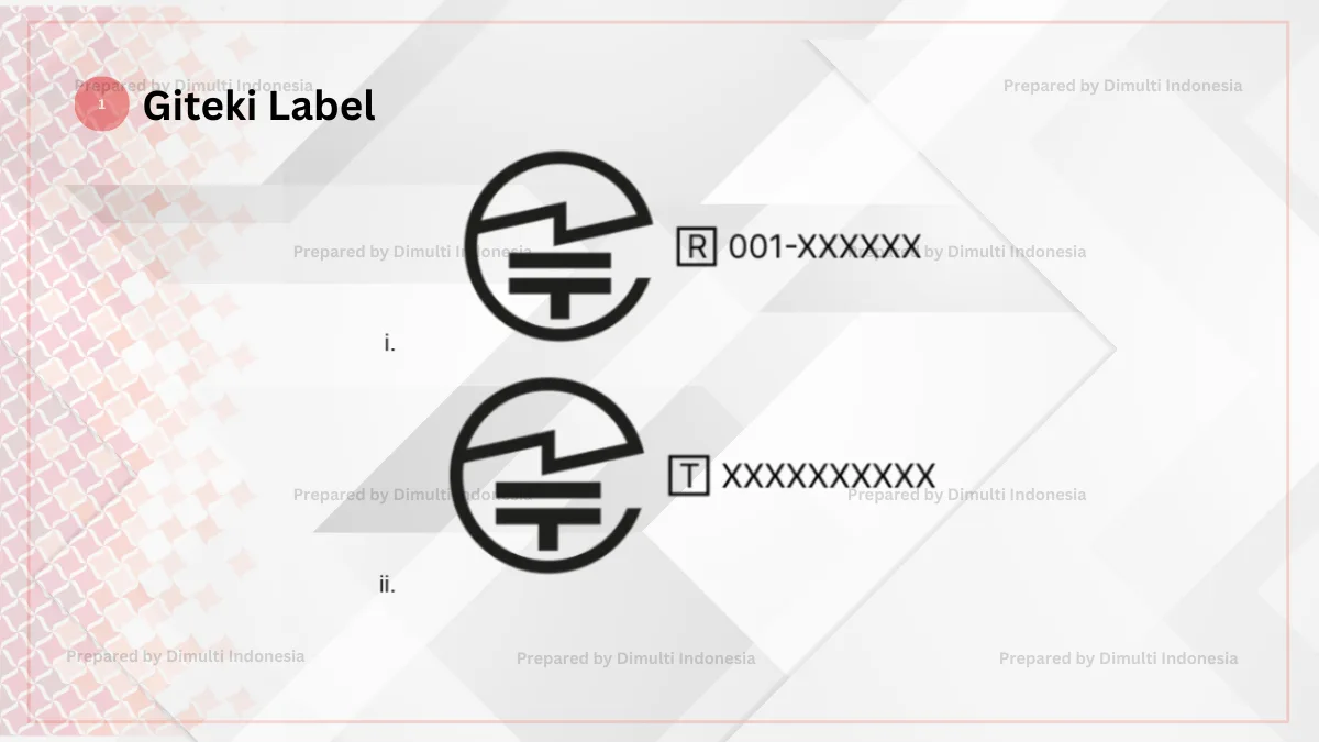 CRT Certification Label (Giteki)
