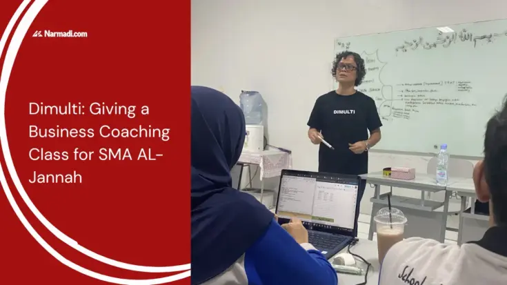 Dimulti Giving a Business Coaching Class for SMA AL-Jannah