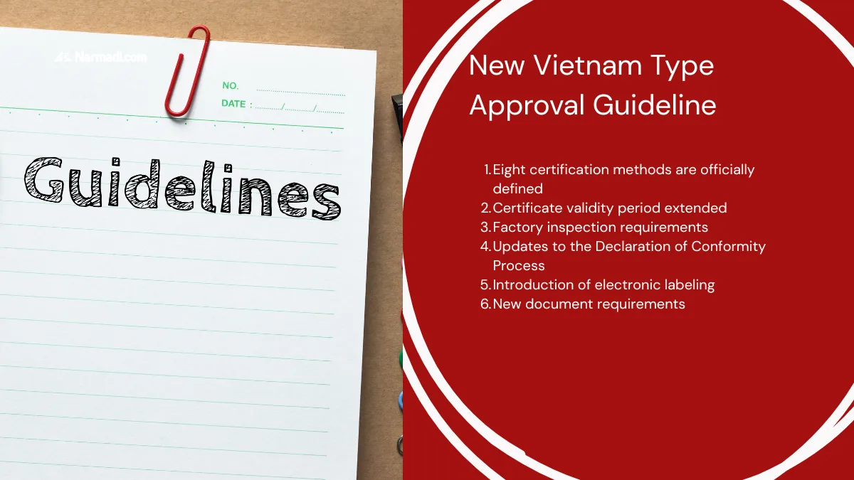 New Vietnam Type Approval Guideline