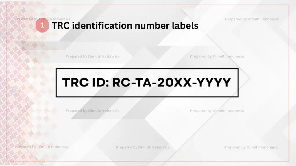 Label Example for Cambodia Type Approval