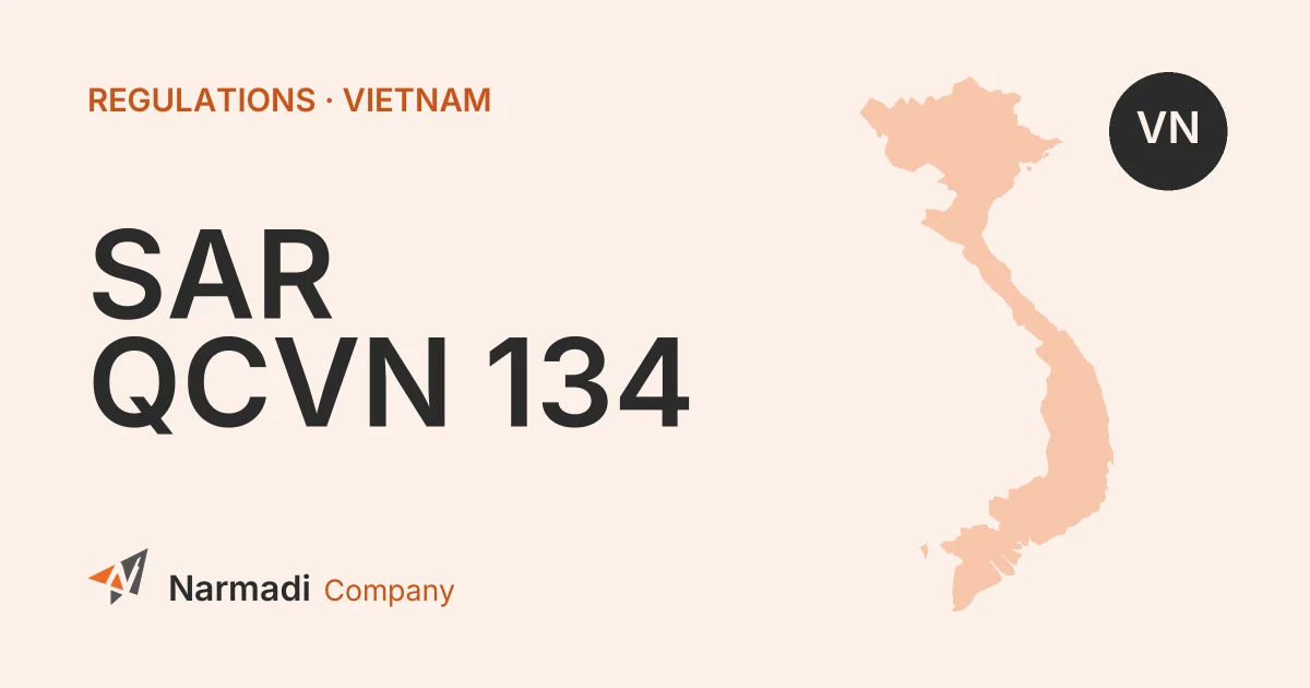 New SAR Regulation in Vietnam MIC Issued QCVN 134:2024/BTTTT
