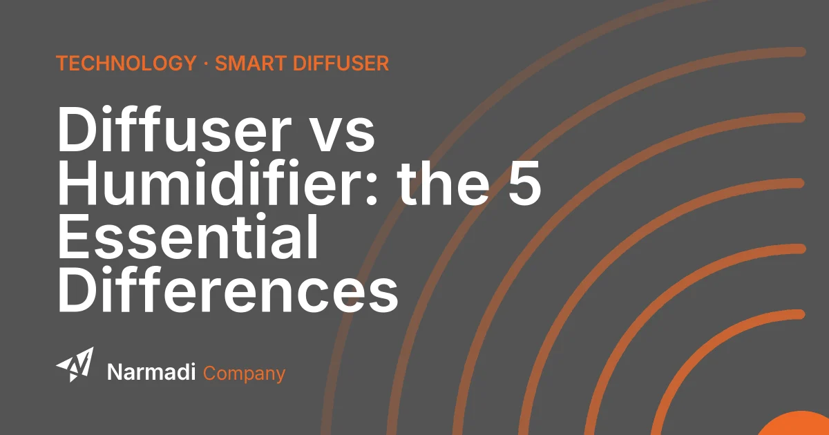 Diffuser vs Humidifier: the 5 Essential Differences