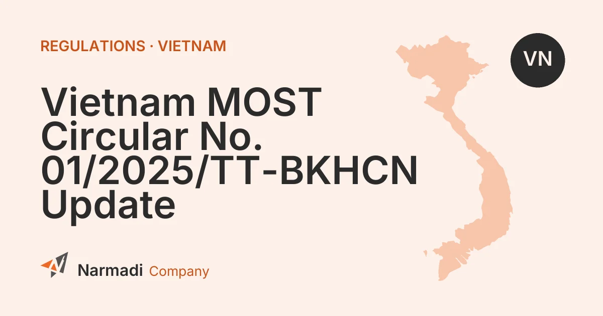 Vietnam MOST Circular No. 01/2025/TT-BKHCN Update