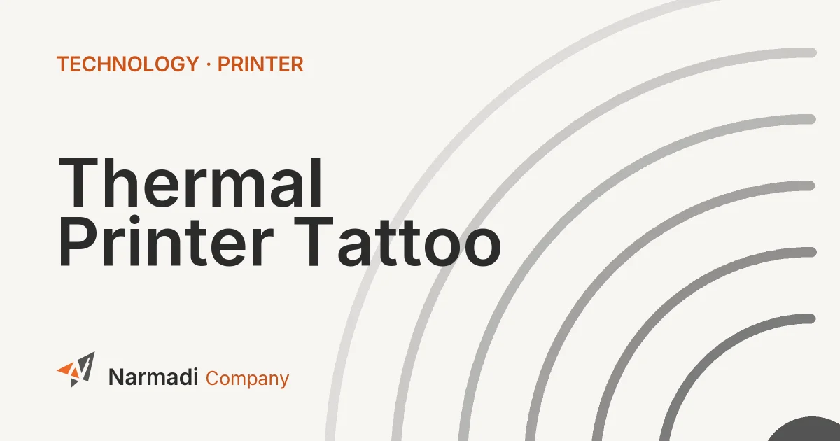 What is a Thermal Printer Tattoo, How It Works and Its Function?