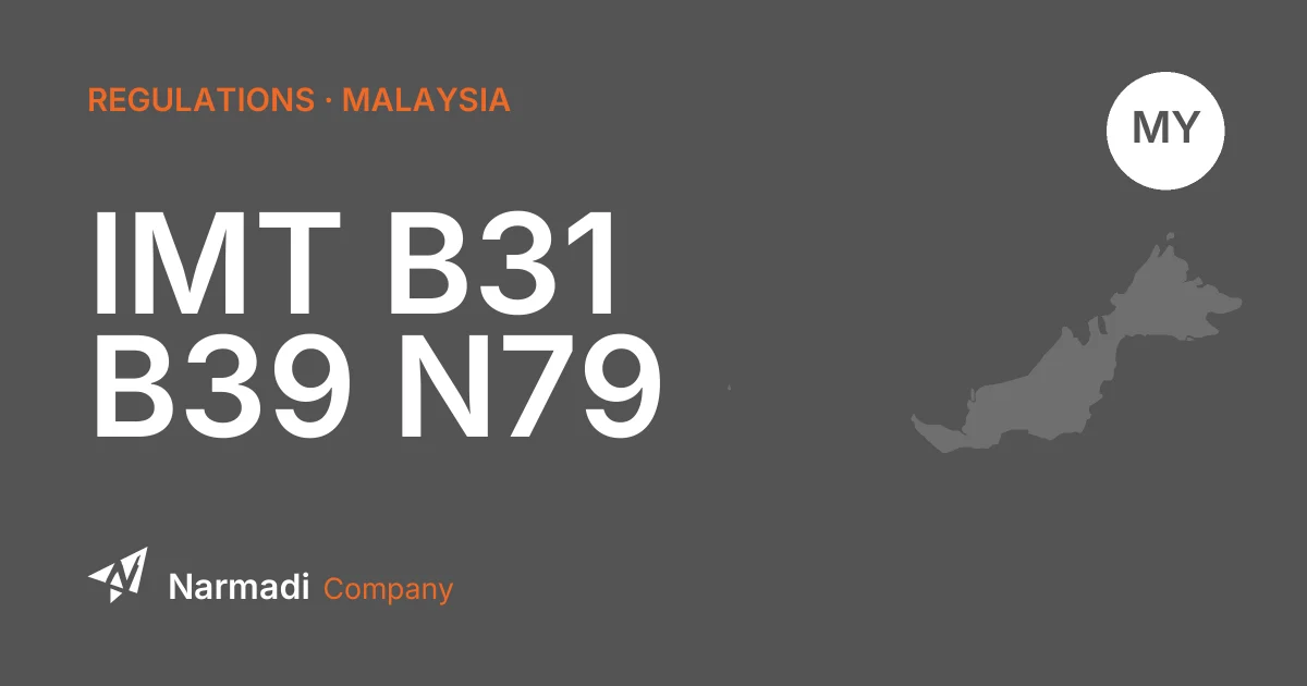 Malaysia: Establish IMT Communication Equipment Certification in Frequency Bands B31, B39, and N79 