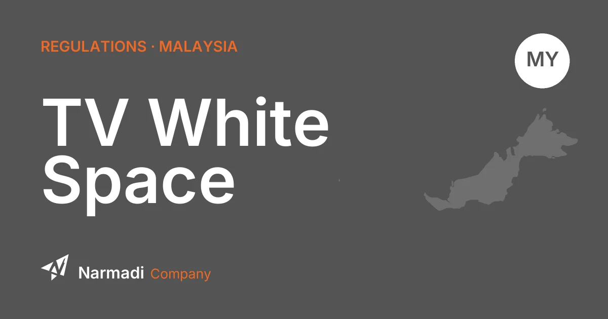 Malaysia Guidelines on the Use of TV White Space Spectrum