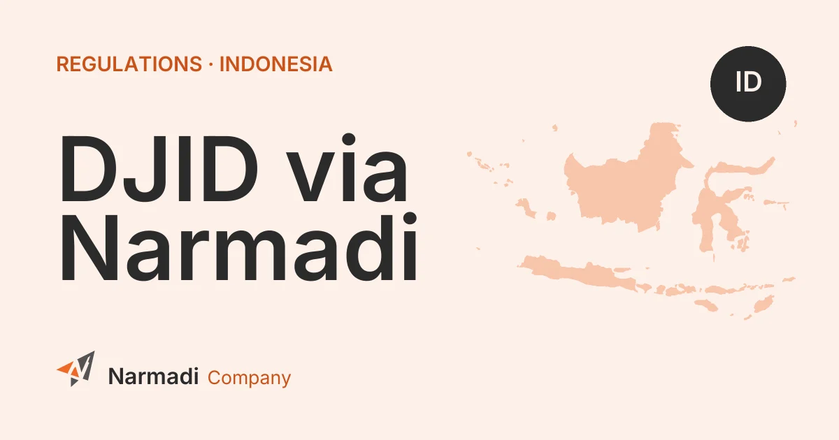 DJID Certification on Behalf of Narmadi
