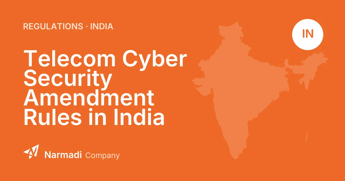 Telecom Cyber Security Amendment Rules in India