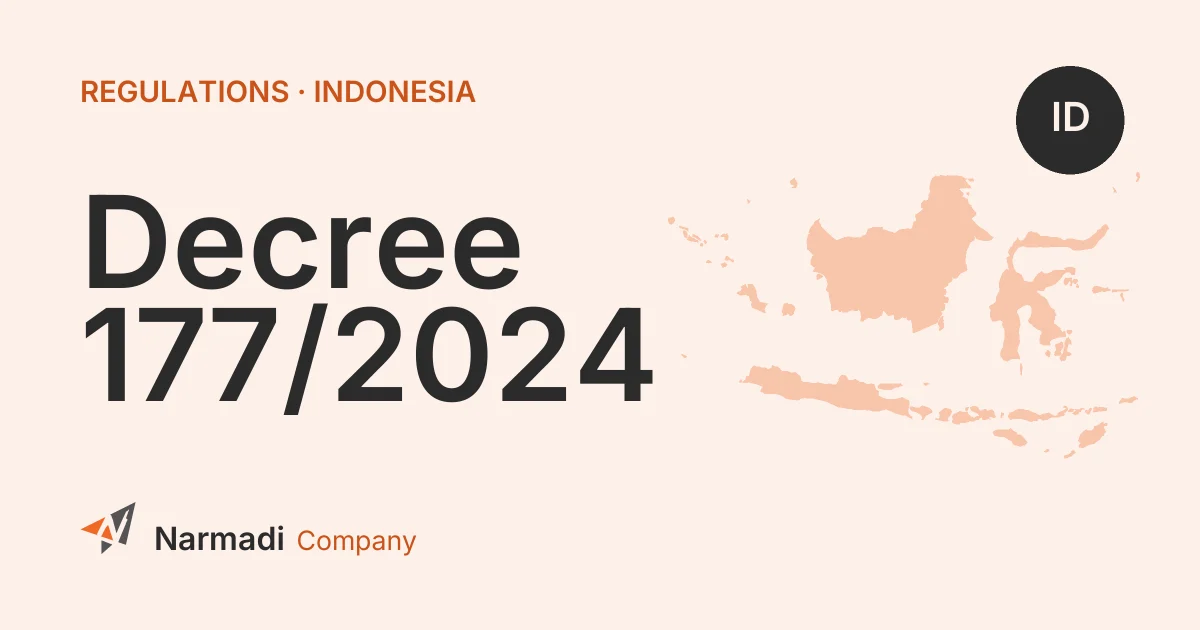 Indonesia Revision of Decree No. 177 of 2024 Concerning SAR