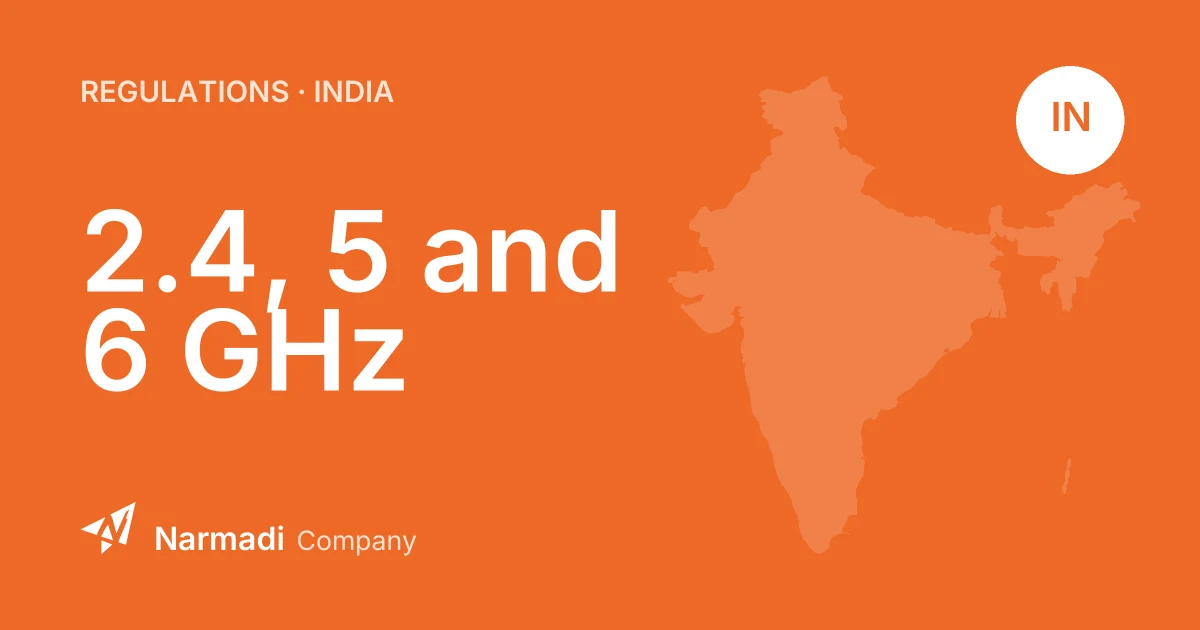 India: Draft of Equipment Operating in 2.4, 5, and 6 GHz Bands