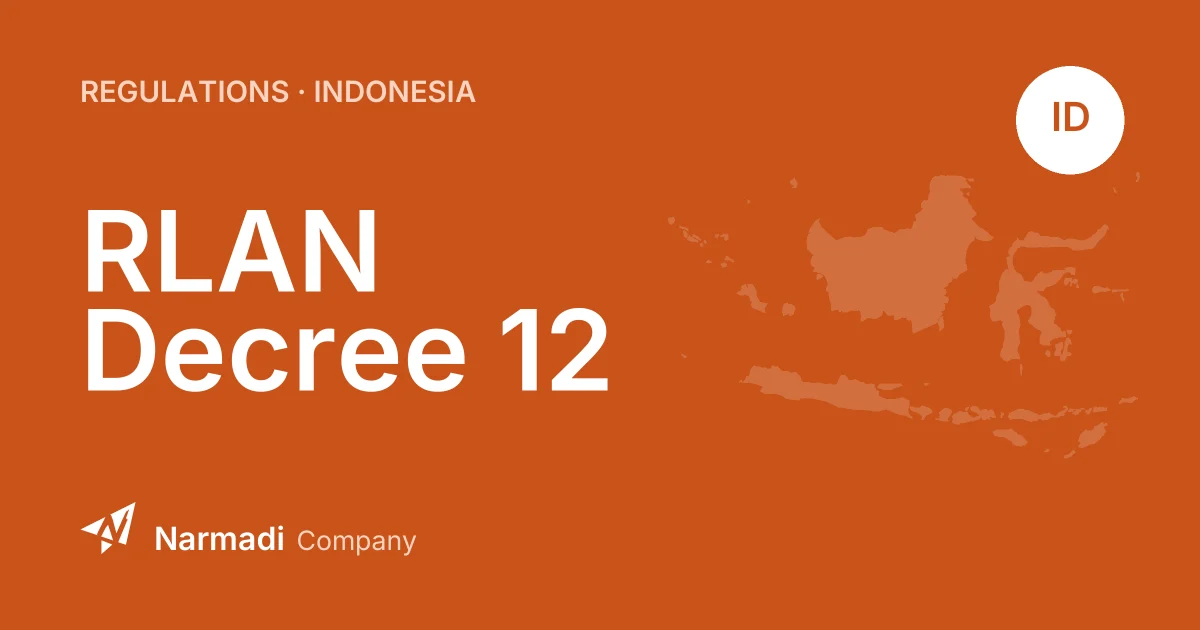 Indonesia RLAN Device Standards & Testing: Ministerial Decree 12 of 2025