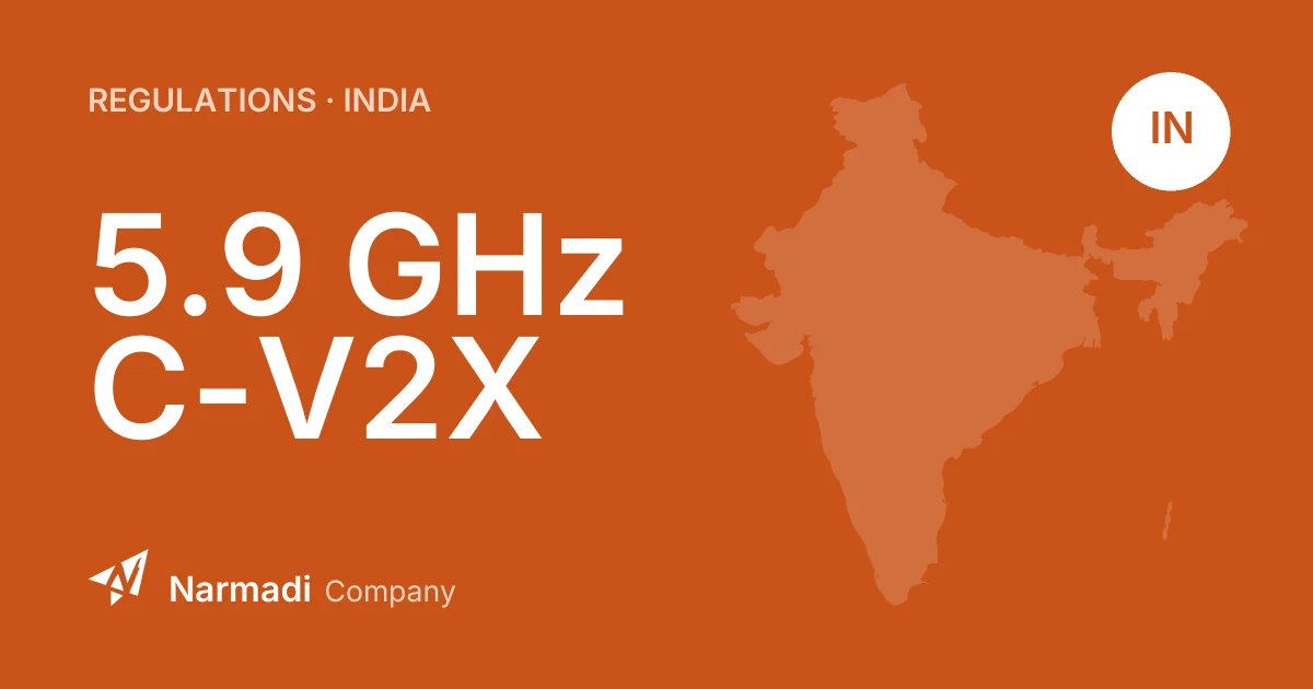 India: DoT Delicenses the 5.9 GHz Band for C-V2X Communications